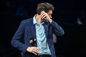 Farewell ceremony for Nicolas Mahut at Rolex Paris Masters 2025 in Paris FA