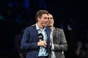 Farewell ceremony for Nicolas Mahut at Rolex Paris Masters 2025 in Paris FA