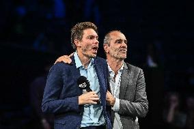 Farewell ceremony for Nicolas Mahut at Rolex Paris Masters 2025 in Paris FA