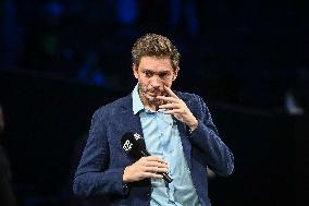 Farewell ceremony for Nicolas Mahut at Rolex Paris Masters 2025 in Paris FA
