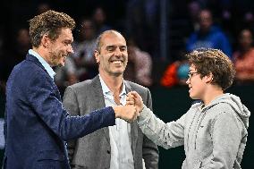 Farewell ceremony for Nicolas Mahut at Rolex Paris Masters 2025 in Paris FA