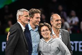 Farewell ceremony for Nicolas Mahut at Rolex Paris Masters 2025 in Paris FA