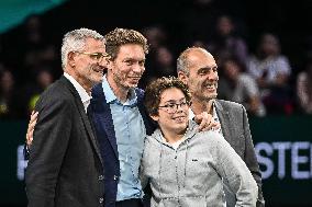 Farewell ceremony for Nicolas Mahut at Rolex Paris Masters 2025 in Paris FA