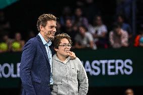 Farewell ceremony for Nicolas Mahut at Rolex Paris Masters 2025 in Paris FA