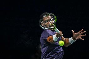 Felix Auger-Aliassime vs Alexander Bublik at Rolex Paris Masters 2025 in Paris FA