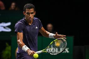 Felix Auger-Aliassime vs Alexander Bublik at Rolex Paris Masters 2025 in Paris FA
