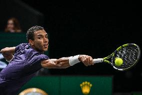 Felix Auger-Aliassime vs Alexander Bublik at Rolex Paris Masters 2025 in Paris FA