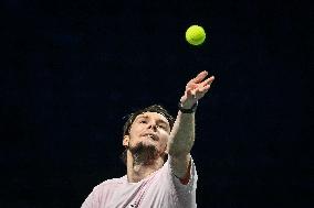 Felix Auger-Aliassime vs Alexander Bublik at Rolex Paris Masters 2025 in Paris FA