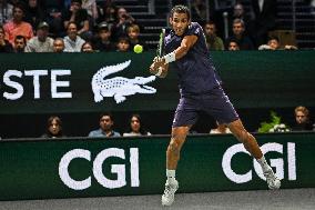Felix Auger-Aliassime vs Alexander Bublik at Rolex Paris Masters 2025 in Paris FA