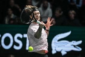 Felix Auger-Aliassime vs Alexander Bublik at Rolex Paris Masters 2025 in Paris FA