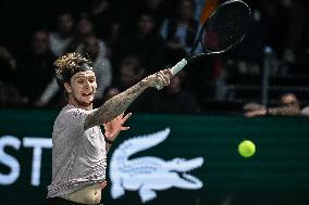 Felix Auger-Aliassime vs Alexander Bublik at Rolex Paris Masters 2025 in Paris FA