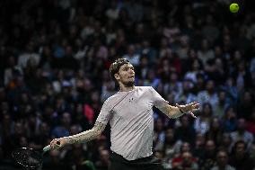 Felix Auger-Aliassime vs Alexander Bublik at Rolex Paris Masters 2025 in Paris FA