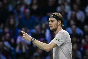 Felix Auger-Aliassime vs Alexander Bublik at Rolex Paris Masters 2025 in Paris FA