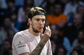 Felix Auger-Aliassime vs Alexander Bublik at Rolex Paris Masters 2025 in Paris FA