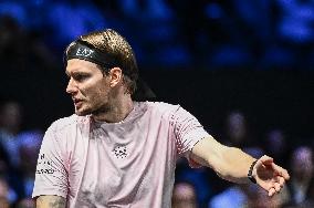 Felix Auger-Aliassime vs Alexander Bublik at Rolex Paris Masters 2025 in Paris FA