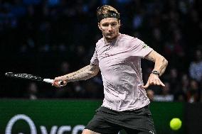 Felix Auger-Aliassime vs Alexander Bublik at Rolex Paris Masters 2025 in Paris FA