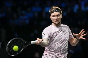 Felix Auger-Aliassime vs Alexander Bublik at Rolex Paris Masters 2025 in Paris FA