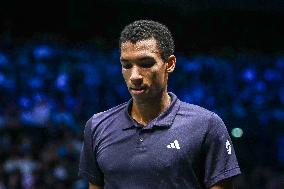 Felix Auger-Aliassime vs Alexander Bublik at Rolex Paris Masters 2025 in Paris FA