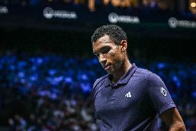 Felix Auger-Aliassime vs Alexander Bublik at Rolex Paris Masters 2025 in Paris FA