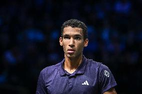 Felix Auger-Aliassime vs Alexander Bublik at Rolex Paris Masters 2025 in Paris FA