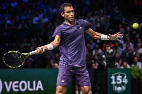 Felix Auger-Aliassime vs Alexander Bublik at Rolex Paris Masters 2025 in Paris FA