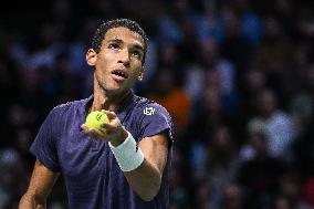 Felix Auger-Aliassime vs Alexander Bublik at Rolex Paris Masters 2025 in Paris FA