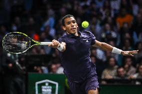Felix Auger-Aliassime vs Alexander Bublik at Rolex Paris Masters 2025 in Paris FA