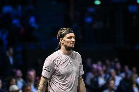 Felix Auger-Aliassime vs Alexander Bublik at Rolex Paris Masters 2025 in Paris FA