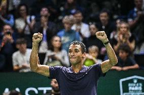 Felix Auger-Aliassime vs Alexander Bublik at Rolex Paris Masters 2025 in Paris FA