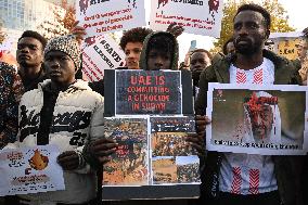 Protest Against Sudan War - Paris