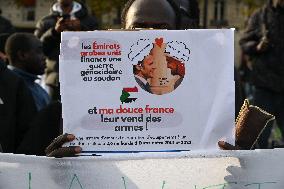 Protest Against Sudan War - Paris