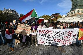 Protest Against Sudan War - Paris