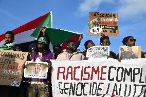 Protest Against Sudan War - Paris