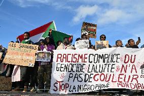 Protest Against Sudan War - Paris