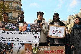Protest Against Sudan War - Paris
