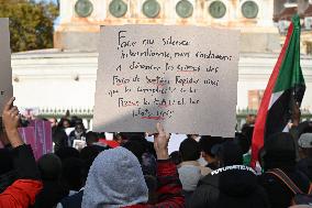Protest Against Sudan War - Paris