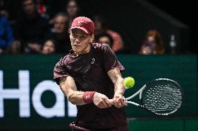 Jannik Sinner vs Alexander Zverev at Rolex Paris Masters 2025 in Paris FA