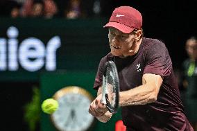 Jannik Sinner vs Alexander Zverev at Rolex Paris Masters 2025 in Paris FA