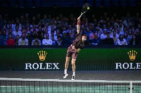 Jannik Sinner vs Alexander Zverev at Rolex Paris Masters 2025 in Paris FA