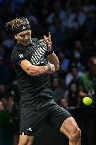 Jannik Sinner vs Alexander Zverev at Rolex Paris Masters 2025 in Paris FA