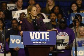 Former US President Barack Obama Attends Mike Sherrill Rally in Newark, NJ