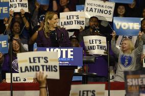 Former US President Barack Obama Attends Mike Sherrill Rally in Newark, NJ