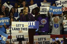 Former US President Barack Obama Attends Mike Sherrill Rally in Newark, NJ