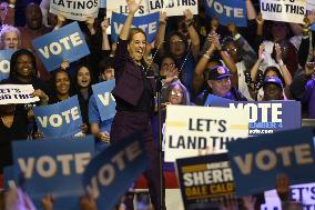 Former US President Barack Obama Attends Mike Sherrill Rally in Newark, NJ