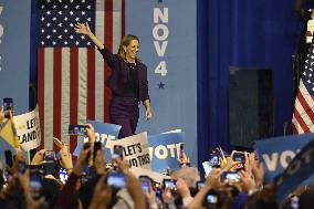 Former US President Barack Obama Attends Mike Sherrill Rally in Newark, NJ