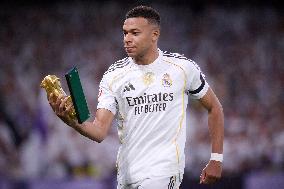 Kylian Mbappe At Real Madrid Cf V Valencia CF- Madrid