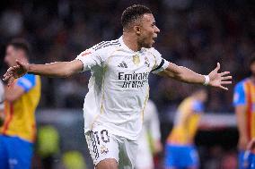 Kylian Mbappe At Real Madrid Cf V Valencia CF- Madrid