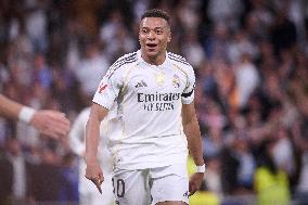 Kylian Mbappe At Real Madrid Cf V Valencia CF- Madrid