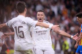 Kylian Mbappe At Real Madrid Cf V Valencia CF- Madrid