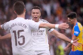 Kylian Mbappe At Real Madrid Cf V Valencia CF- Madrid